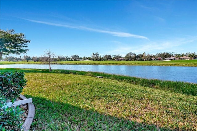 property view of water