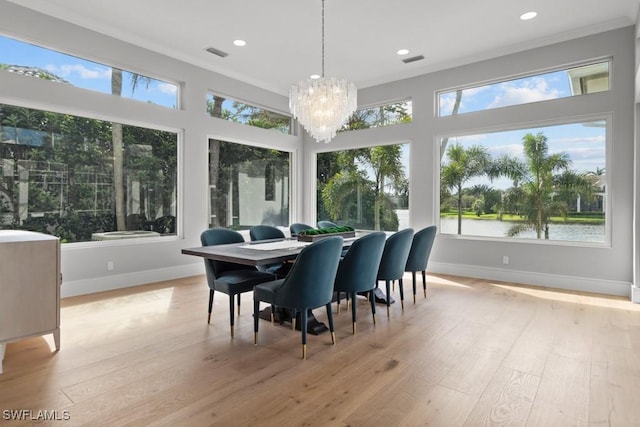 4306 Sanctuary Way, Bonita Springs, FL 34134 - sunroom / solarium with visible vents and a chandelier