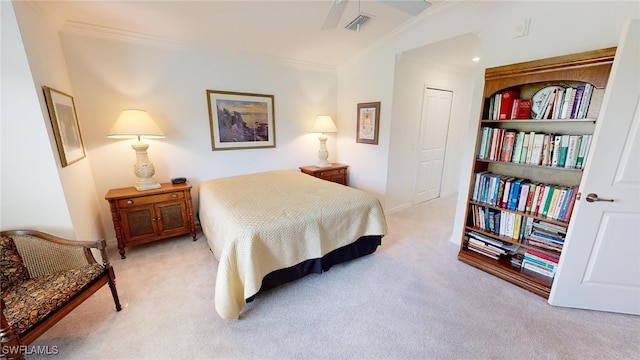 6082 National Blvd Unit 128, Ave Maria, FL 34142 - carpeted bedroom with ornamental molding