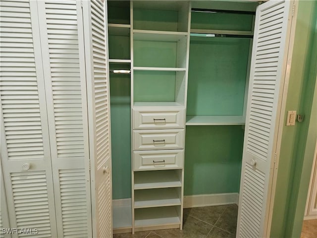 view of closet