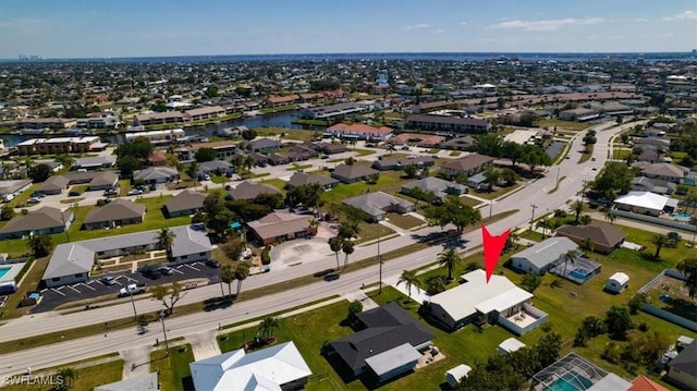 birds eye view of property featuring a residential view