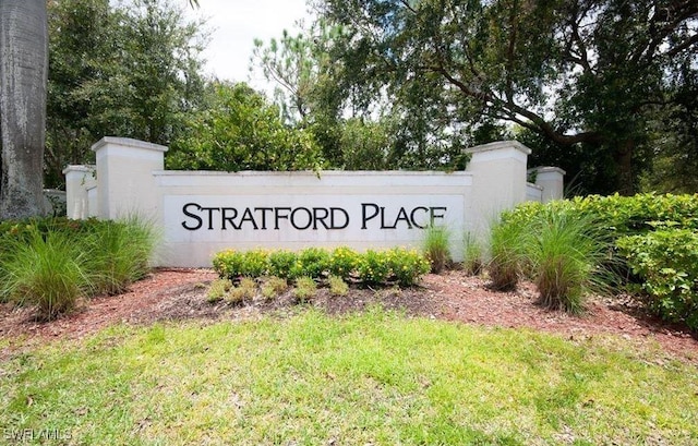 1172 Oxford Ln Unit 27, Naples, FL 34105 - view of community sign