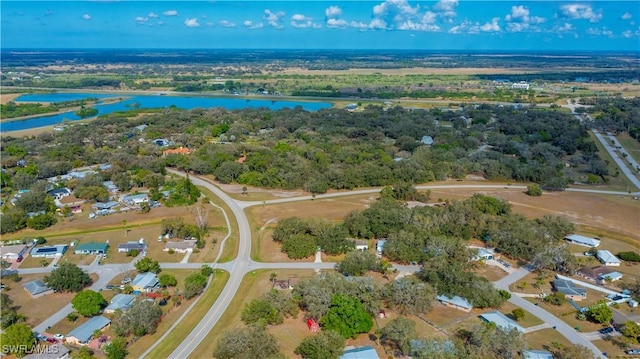 4001 E Sunflower Cir, Labelle, FL 33935 - birds eye view of property with a water view