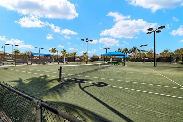 view of sport court