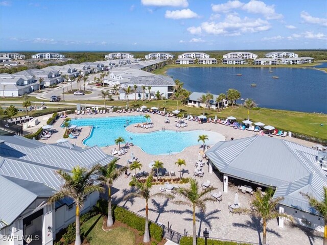 14214 Heritage Landing Blvd Unit 811, Punta Gorda, FL 33955 - drone / aerial view featuring a water view