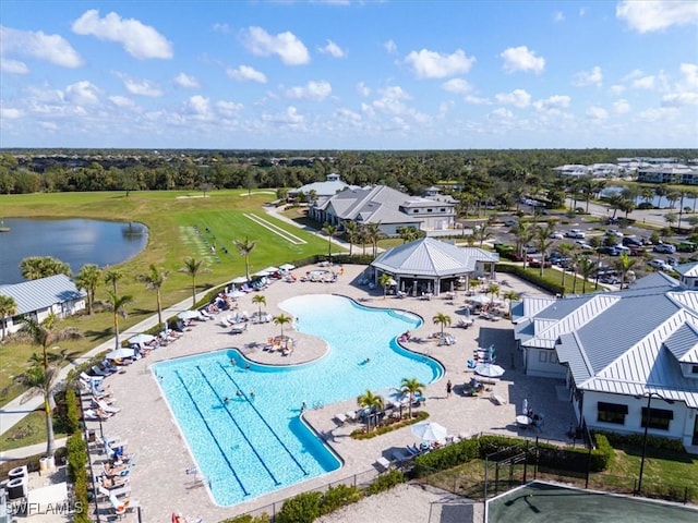 14214 Heritage Landing Blvd Unit 811, Punta Gorda, FL 33955 - drone / aerial view featuring a water view