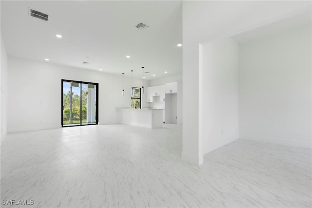 view of unfurnished living room