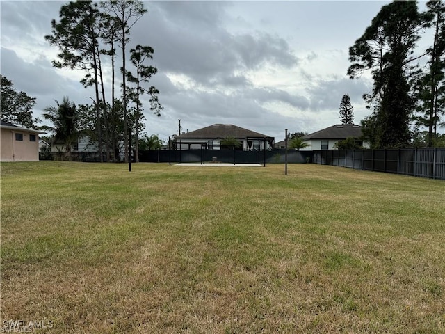 view of yard featuring a gazebo