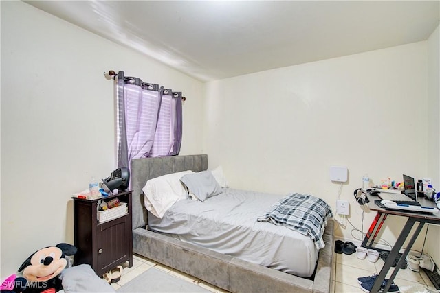 view of tiled bedroom