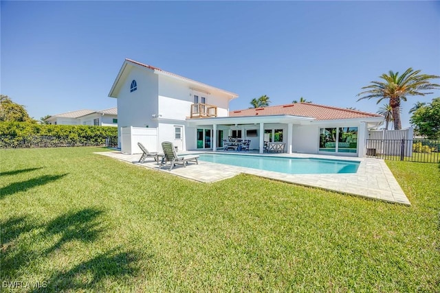 4611 Crayton Rd, Naples, FL 34103 - rear view of property with a patio area and stucco siding