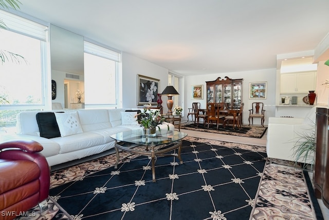 view of living room