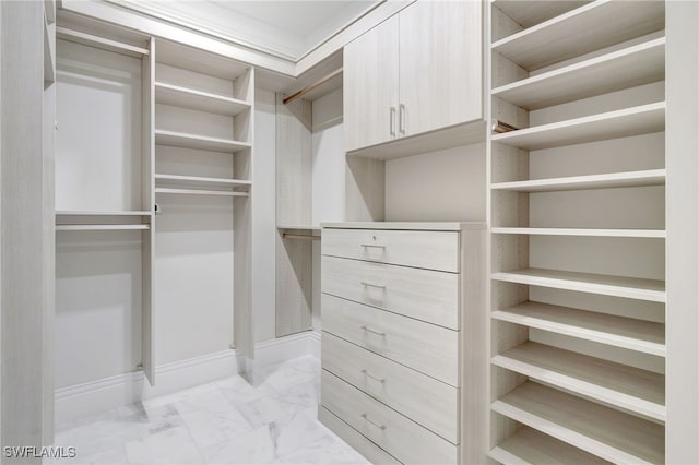 1308 Ridge St, Naples, FL 34103 - walk in closet with light marble finish flooring