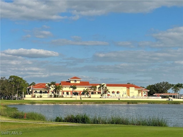 property view of water