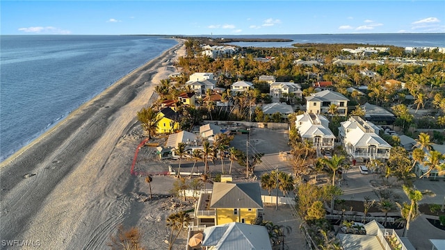 1 Sunset Captiva Ln, Captiva, FL 33924 - aerial overview of property's location with nearby suburban area and a nearby body of water