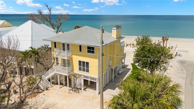 1 Sunset Captiva Ln, Captiva, FL 33924 - water view featuring stairway