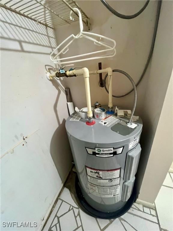 utilities featuring water heater