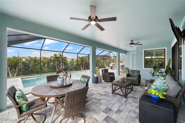 142 SW 35th Ave, Cape Coral, FL 33991 - view of sunroom / solarium