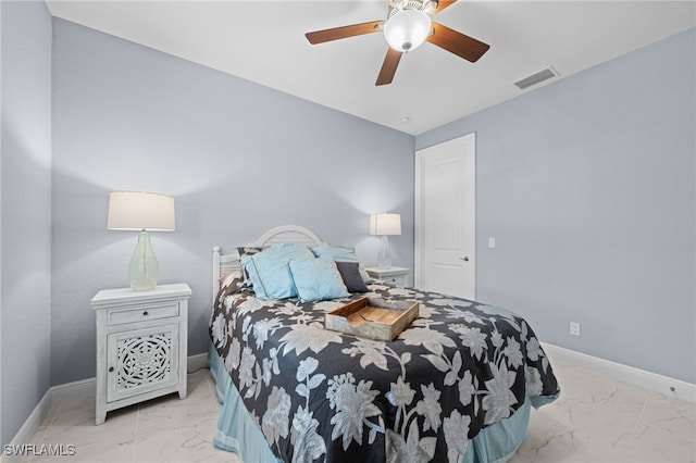 142 SW 35th Ave, Cape Coral, FL 33991 - bedroom featuring ceiling fan