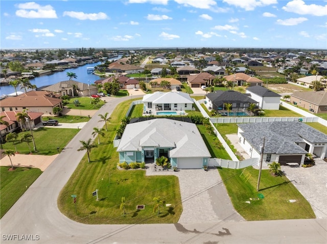 142 SW 35th Ave, Cape Coral, FL 33991 - drone / aerial view with a water view