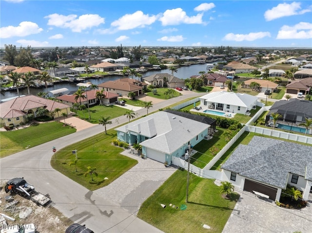 142 SW 35th Ave, Cape Coral, FL 33991 - bird's eye view with a water view