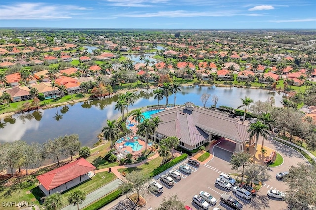 14558 Manchester Dr, Naples, FL 34114 - birds eye view of property with a water view