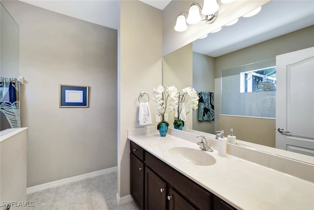14558 Manchester Dr, Naples, FL 34114 - bathroom featuring vanity and walk in shower