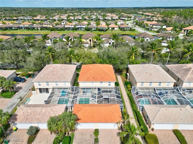 birds eye view of property featuring a residential view