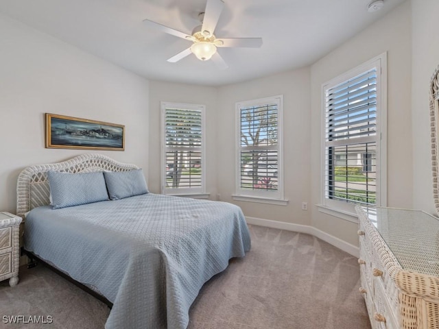 17183 Ashford Ter, Fort Myers, FL 33967 - carpeted bedroom featuring ceiling fan