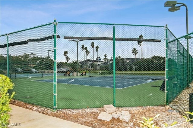 2291 Granby Dr, Lehigh Acres, FL 33973 - view of sport court with fence