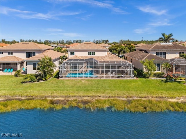 birds eye view of property featuring a residential view