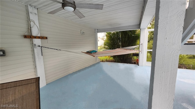 10800 Habitat Cir, Bokeelia, FL 33922 - view of patio / terrace with a ceiling fan