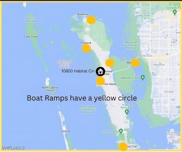 10800 Habitat Cir, Bokeelia, FL 33922 - map / location