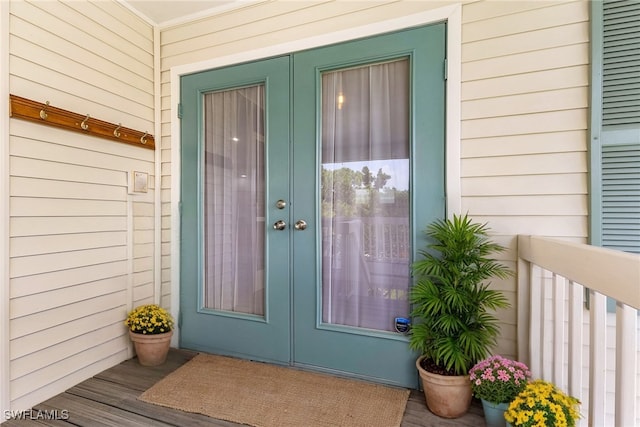 10800 Habitat Cir, Bokeelia, FL 33922 - entrance to property featuring french doors