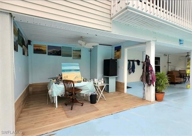 10800 Habitat Cir, Bokeelia, FL 33922 - view of patio with a ceiling fan