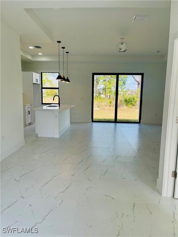 spare room featuring sink