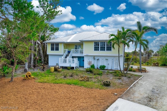 view of front of home