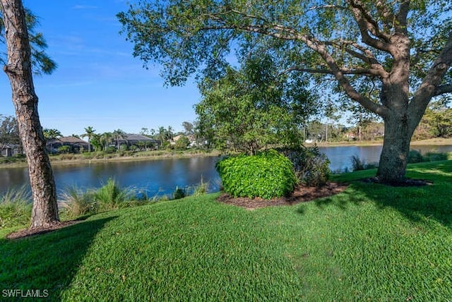 view of water feature