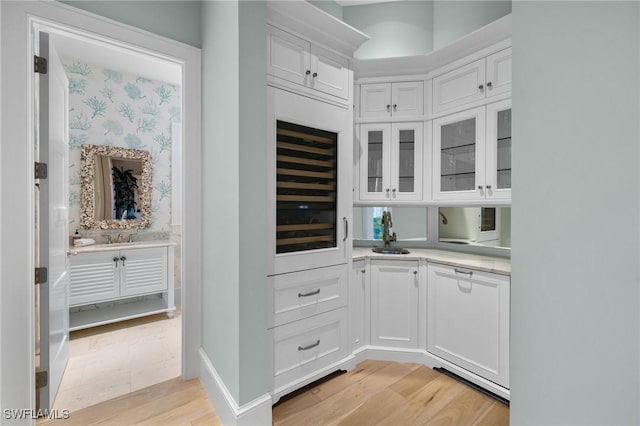 532 Pine Grove Ln, Naples, FL 34103 - interior space featuring a sink and beverage cooler