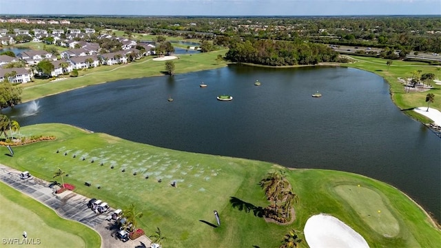 5644 Sandlewood Ct Unit 1903, Naples, FL 34110 - aerial view of property and surrounding area featuring a nearby body of water, a golf club, and nearby suburban area