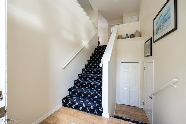 view of staircase