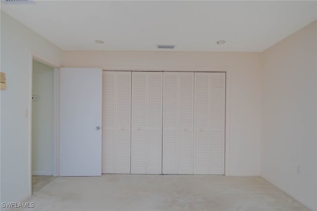 closet featuring visible vents