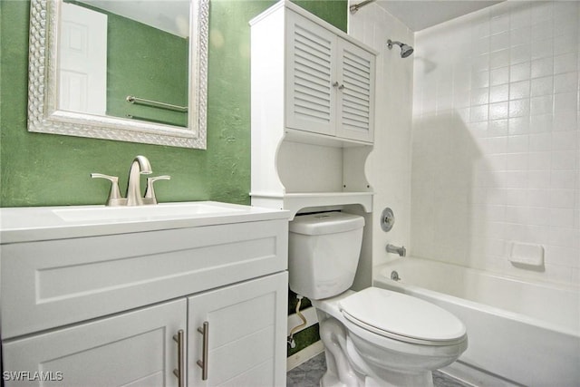 1100 Pondella Rd Unit 807, Cape Coral, FL 33909 - full bath featuring toilet, shower / tub combination, and vanity