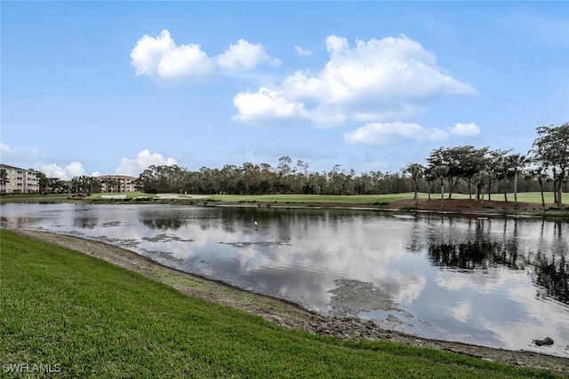 view of water feature