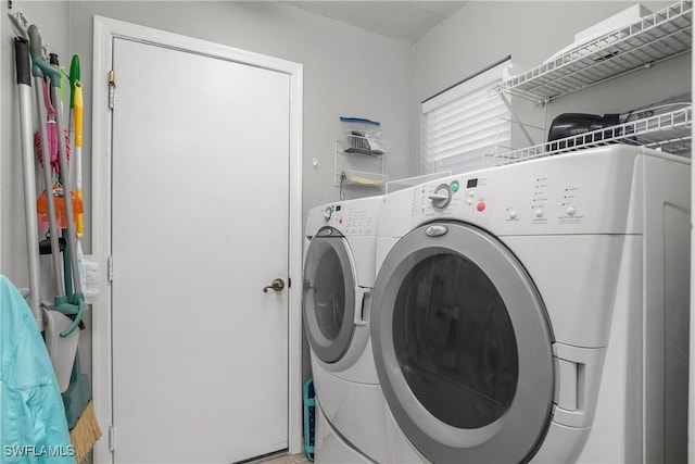 22338 Fountain Lakes Blvd, Estero, FL 33928 - clothes washing area with laundry area and separate washer and dryer