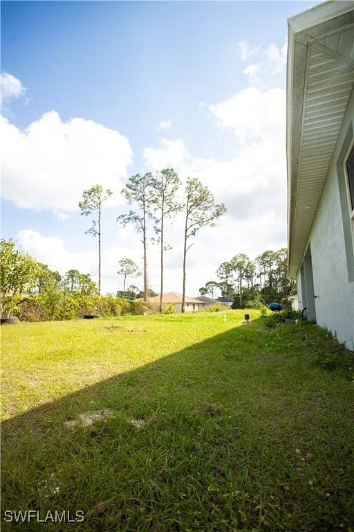view of yard