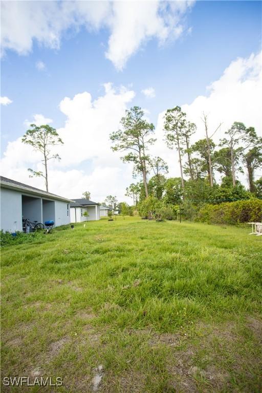 view of yard