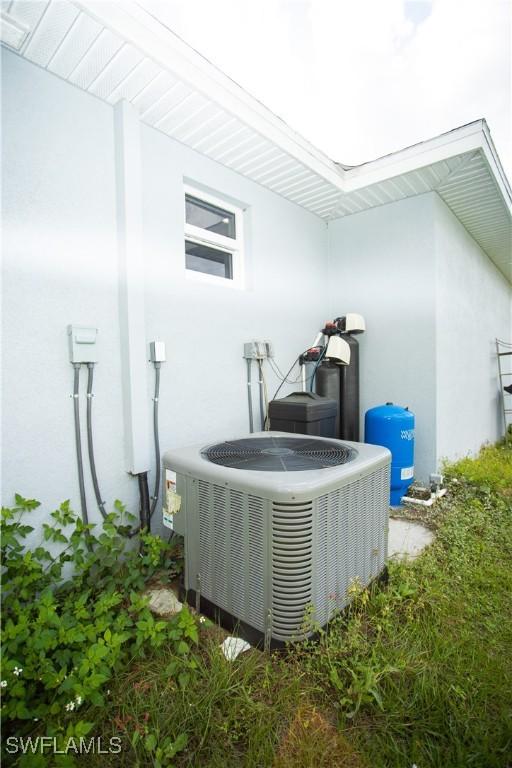 exterior details featuring central air condition unit