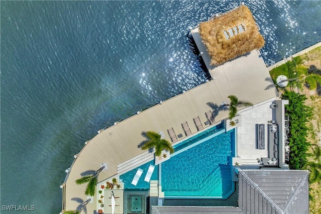 5346 Baypoint Ct, Cape Coral, FL 33904 - aerial view of property and surrounding area with a pool