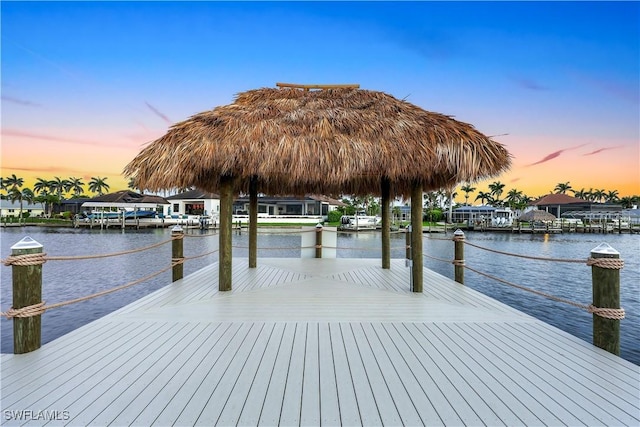 5346 Baypoint Ct, Cape Coral, FL 33904 - dock featuring a water view