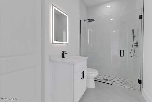 3310 14th St W, Lehigh Acres, FL 33971 - full bath featuring a shower stall and vanity
